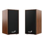 Parlante Genius Sp-hf180 Stéreo Madera C/ Control De Volumen - Imagen 2