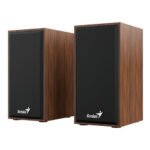 Parlante Genius Sp-hf180 Stéreo Madera C/ Control De Volumen